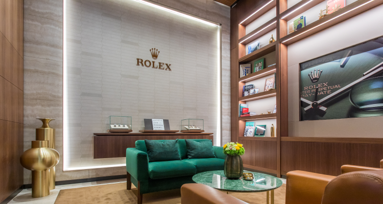 Rolex Sitting Area at J. Licht & Sons 